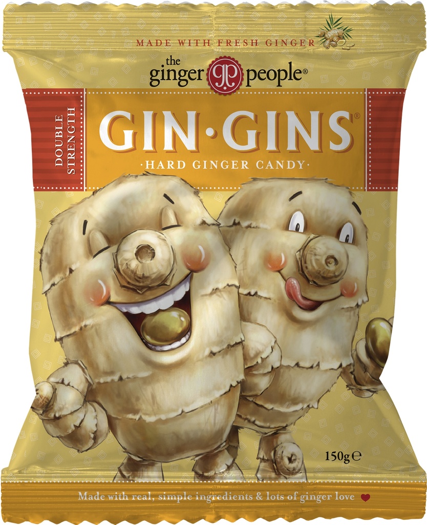 Gin Gins Double Strenght Hard Candy 150 g x 12