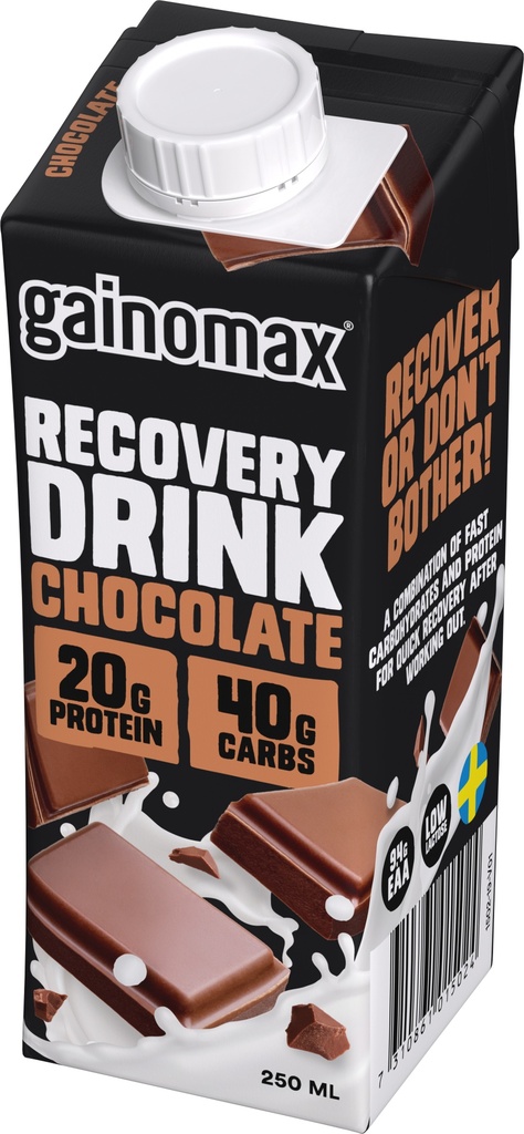 Gainomax Recovery suklaa 250ml x 16