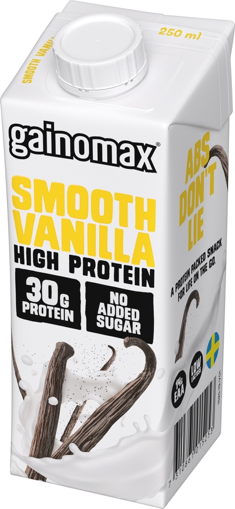 Gainomax High Protein Drink Smooth Vanilla 250ml x 16