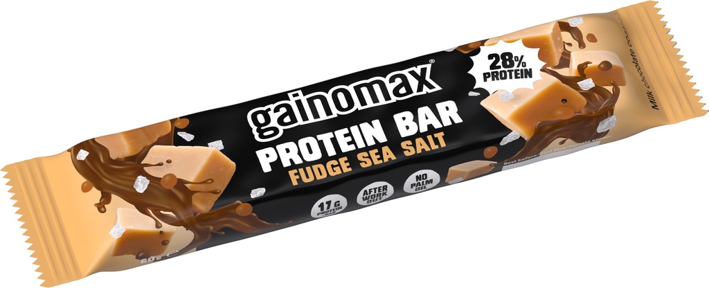 Gainomax Protein Bar Fudge Sea Salt 60g x 15