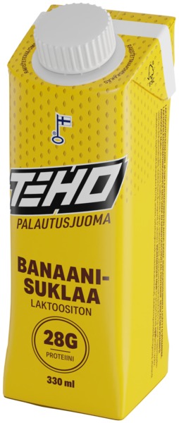 TEHO Banaani-suklaa palautusjuoma voimaharjoitteluun 330 ml x14