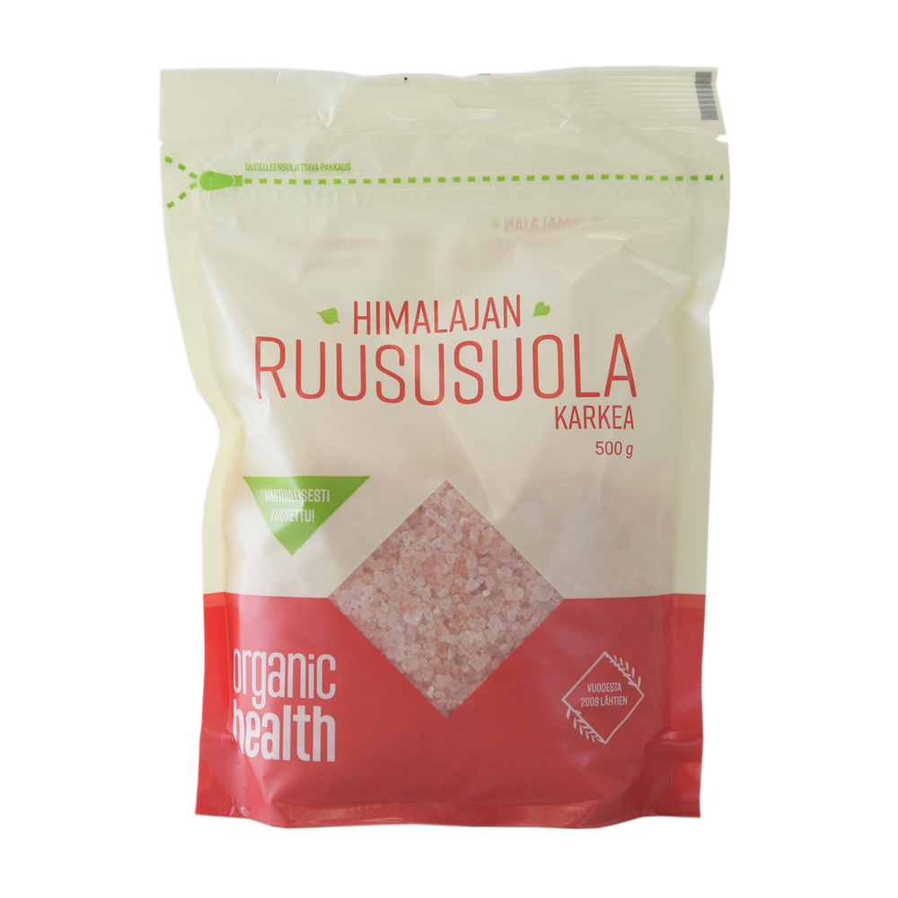 Organic Health Himalajan Ruususuola karkea 10 x 500 g