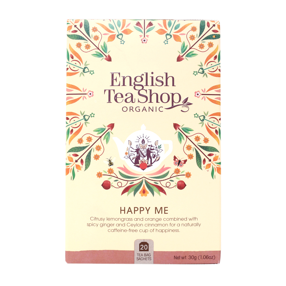 English Tea Shop Luomu Hauduke Happy Me, kofeiiniton 20 pss (6 x 30 g) FI-EKO-201