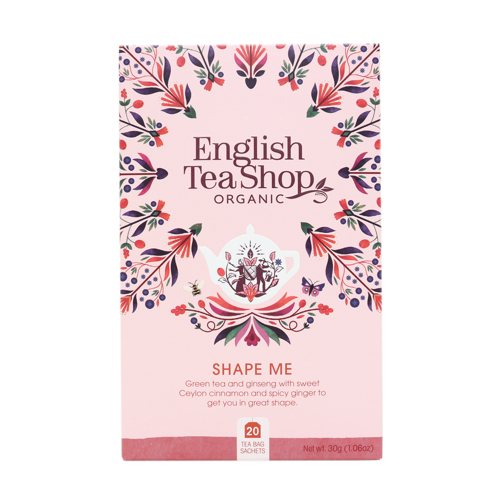 English Tea Shop Luomu Vihreä Tee Shape Me 20 pss (6 x 30 g) FI-EKO-201