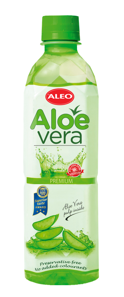 ALEO Aloe Vera dryck Premium 500ml x 12 (KMP 0,20€)
