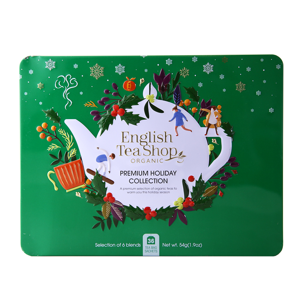 English Tea Shop Luomu Teelajitelma Premium Holiday Collection, vihreä 36 pss (6x54g) FI-EKO-201
