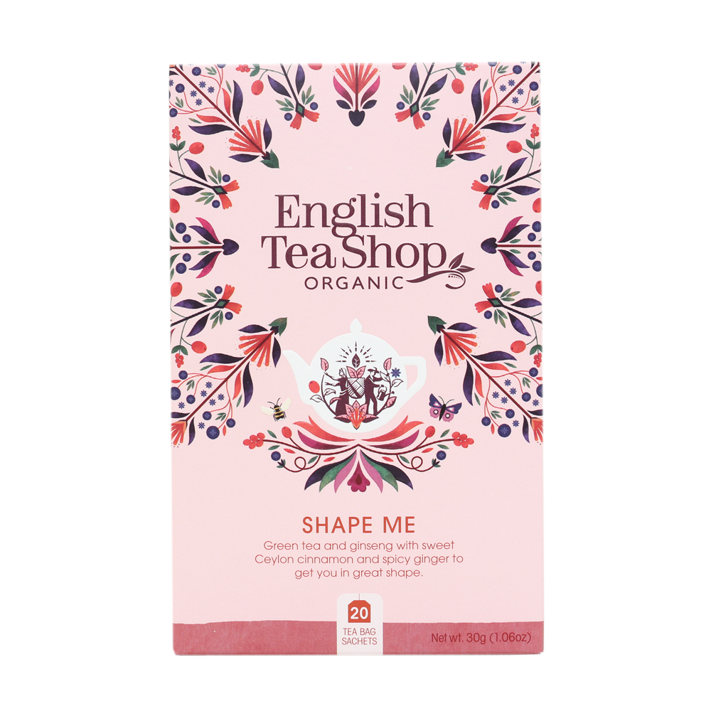 English Tea Shop Luomu Vihreä Tee Shape Me 20 pss (6 x 30 g) LK-BIO-149