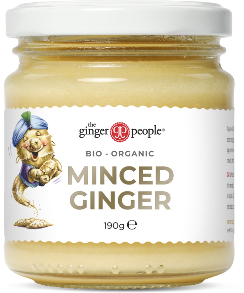 Ginger People Organic Minced Ginger 190g x 12 FI-EKO-201