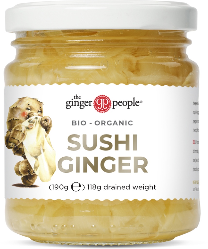 Ginger People Luomu Sushi-inkivääri 190g x 12 CN-BIO-141