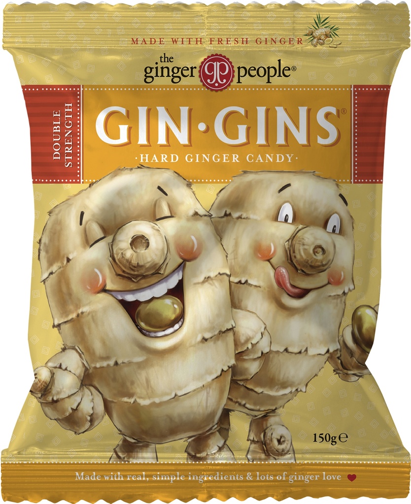 Gin Gins Vahva Inkivääripastilli 150 g x 12