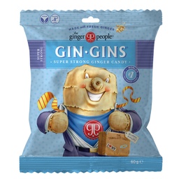 Gin Gins Supervahva Inkiväärimakeinen 60g x 12