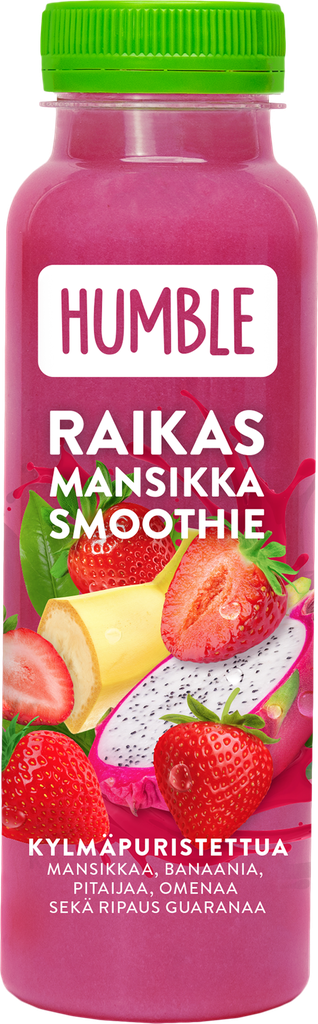HUMBLE Raikas Smoothie 250ml Mansikka x 6 (KMP 0,10€)