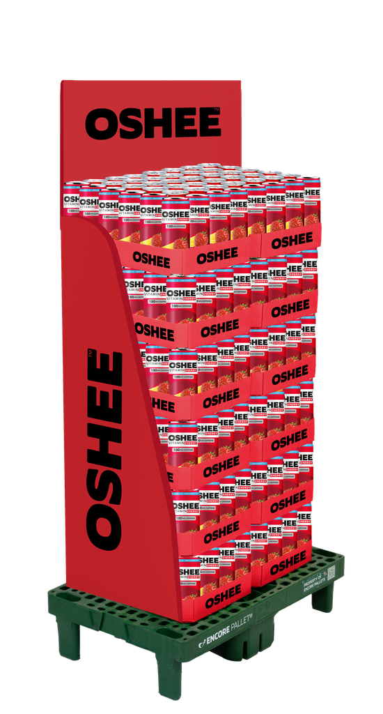 Oshee Energiajuoma Strawberry-Lemon Zero 330ml QPA 288tlk (TLK 0,15€)