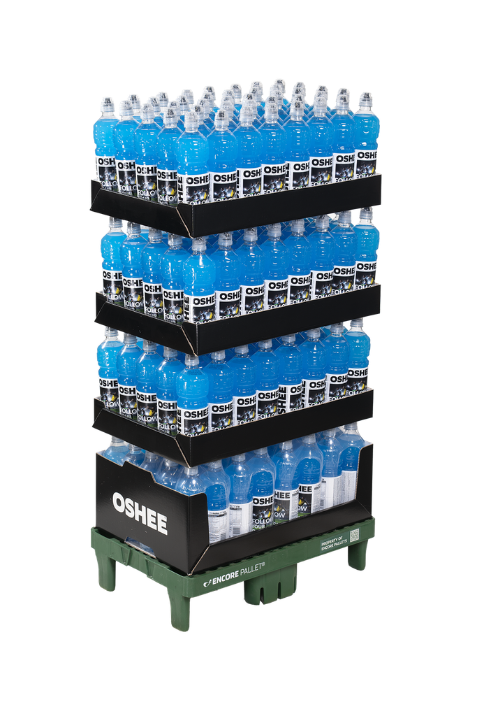 OSHEE Urheilujuoma Multifruit 750ml 1/4 lava 160plo (KMP 0,20€)