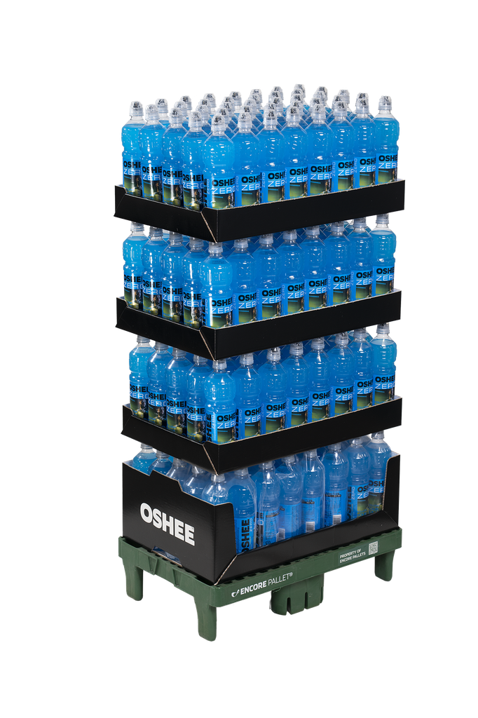 OSHEE Sports Drink Multifruit Zero 750ml 1/4 pallet 160pcs (KMP 0,20€)