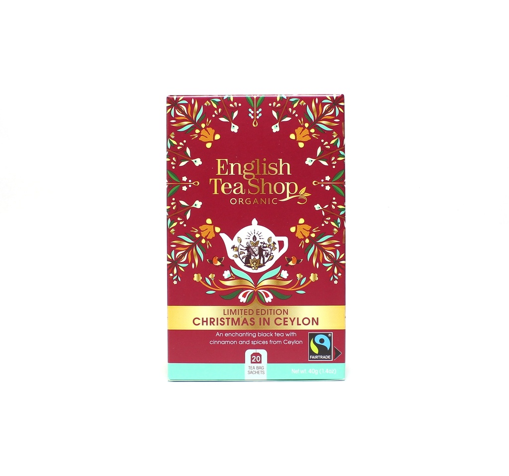English Tea Shop Luomu Musta tee Christmas Tea 20 pss (6 x 40 g) LK-BIO-149
