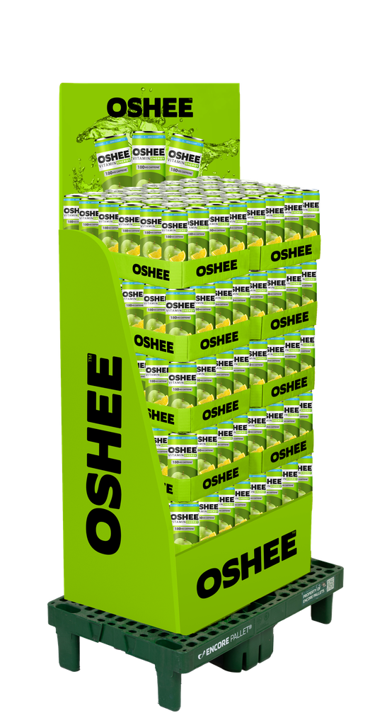 OSHEE Energy drink Apple & Lemon Zero 330ml QPA (288tlk)