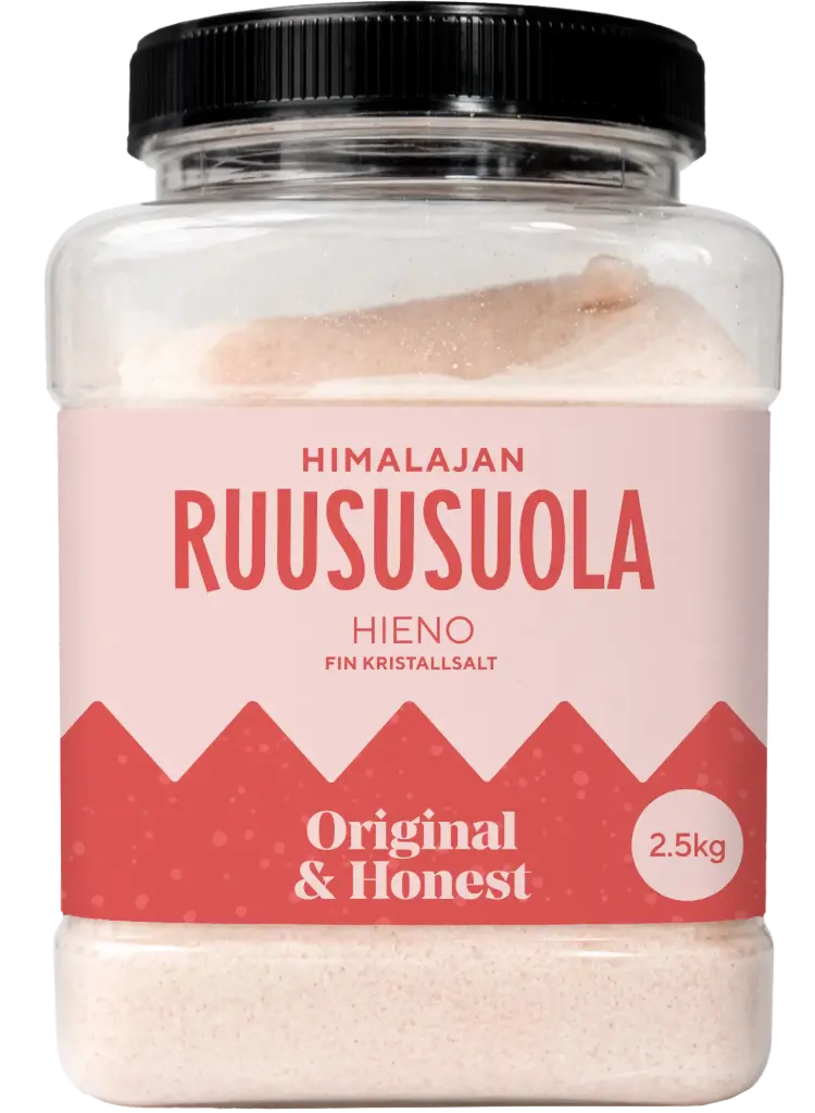 Original & Honest Himalajan Ruususuola, hieno 2,5kg x6