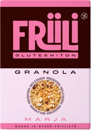 Friili Gluteeniton Marja Granola 350g x8