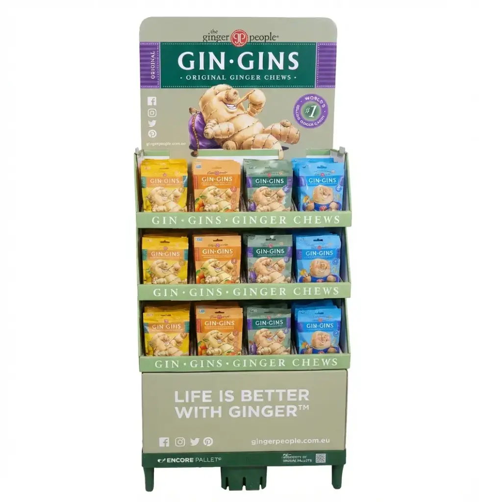 Gin Gins 60g Seka Display QPA (216 pss) UUSI
