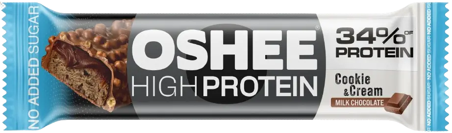Oshee Protein Bar Cookies & Cream 60g x 12