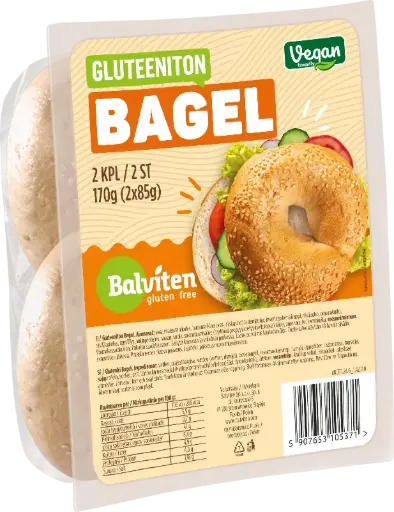 [10537] Balviten Gluteeniton Bagel 2 x 85 g x 4