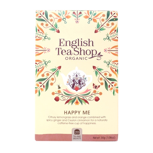 [04393] English Tea Shop Luomu Hauduke Happy Me, kofeiiniton 20 pss (6 x 30 g) LK-BIO-149