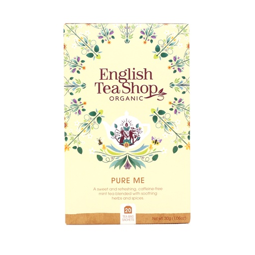 [05783] English Tea Shop Luomu Hauduke Pure Me, kofeiiniton 20 pss (6 x 30 g) LK-BIO-149