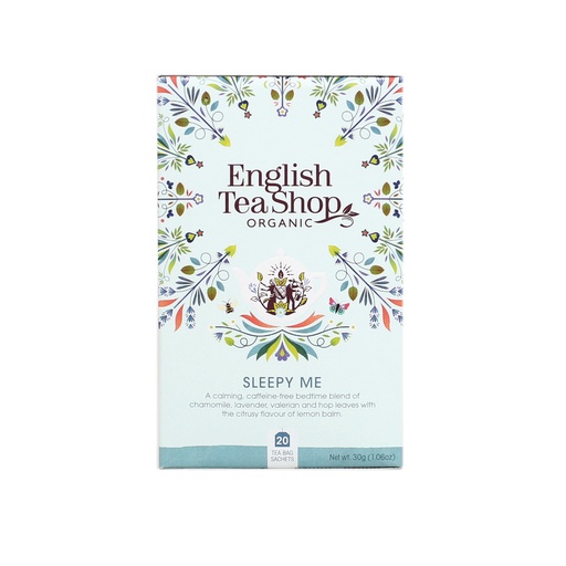 [04396] English Tea Shop Luomu Hauduke Sleepy Me, kofeiiniton 20 pss (6 x 30 g) LK-BIO-149