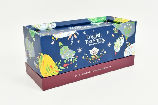 [06410] English Tea Shop Luomu teelajitelma Wellbeing Holiday Favourites 40pss (6 x 64g) LK-BIO-149