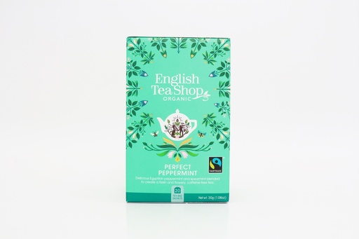 [02924] English Tea Shop Luomu Hauduke Perfect Peppermint, kofeiiniton 20 pss (6 x 30 g) FI-EKO-201