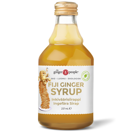 [94470] Ginger People Fiji Luomu Inkiväärisiirappi 237ml x 6 FJ-BIO-107