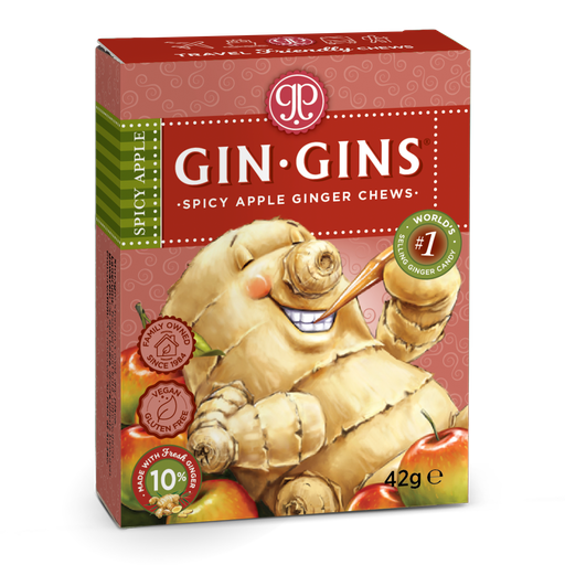 [97413] Gin Gins Omena Inkiväärimakeinen 42g x 24