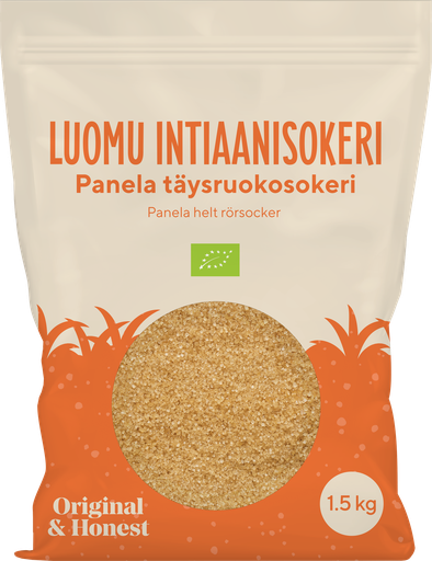 [17859] Original & Honest Luomu Intiaanisokeri 6x1500 g FI-EKO-201