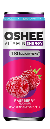 [42137] OSHEE Energy drink Raspberry Zero 330ml x 24 (TLK 0,15€)