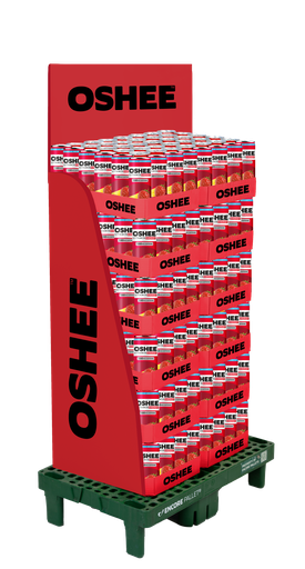 [Q-0454] Oshee Energy drink Strawberry-Lemon Zero 330ml QPA 288tlk (TLK 0,15€)