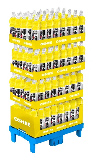 [Q-0119] OSHEE Sports Drink Pineapple 750ml 1/4 pallet 160pcs (KMP 0,20€)