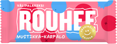 [83524] ROUHEE Mustikka-Karpalo Välipalakeksi 30g x 12