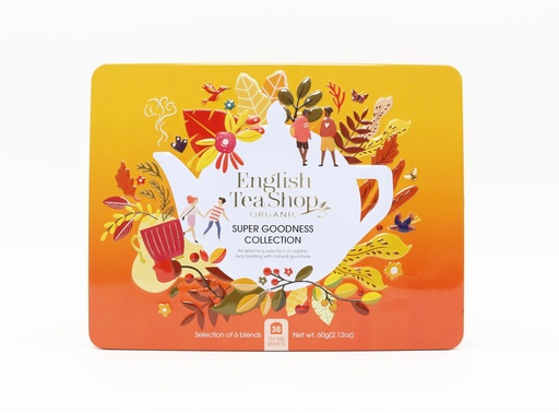 [05815] English Tea Shop Luomu Teelajitelma Super Goodness Collection 36 pss (6x54g) LK-BIO-149