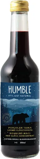 [83093] Humble Luomu Pohjolan Taika Glögitiiviste Mustikka-Kerkkä 6 x 350 ml FI-EKO-201
