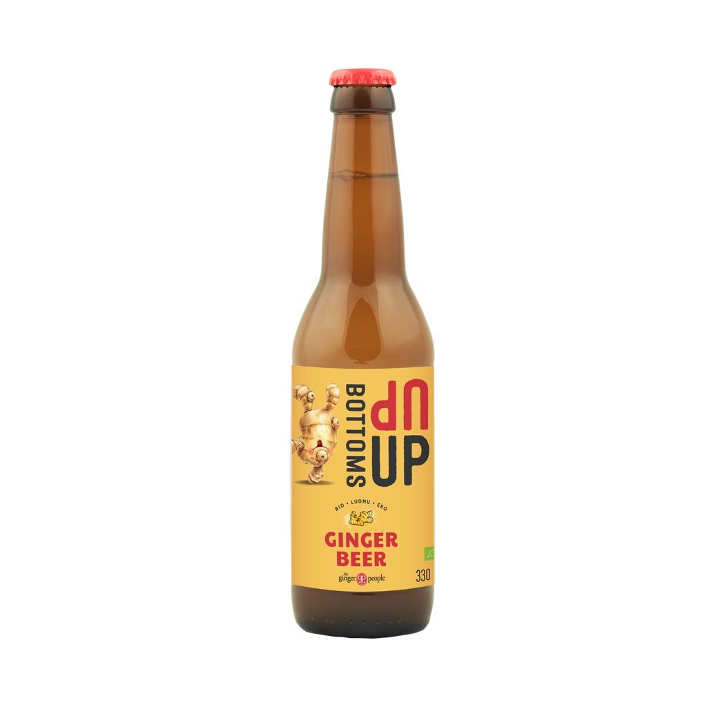 [83288] Bottoms Up Luomu Inkivääriolut 330ml x 12 (KLP 0,10€) FI-EKO-201