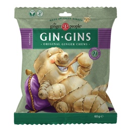 [94202] Gin Gins Original Ginger Chew 60g x 12