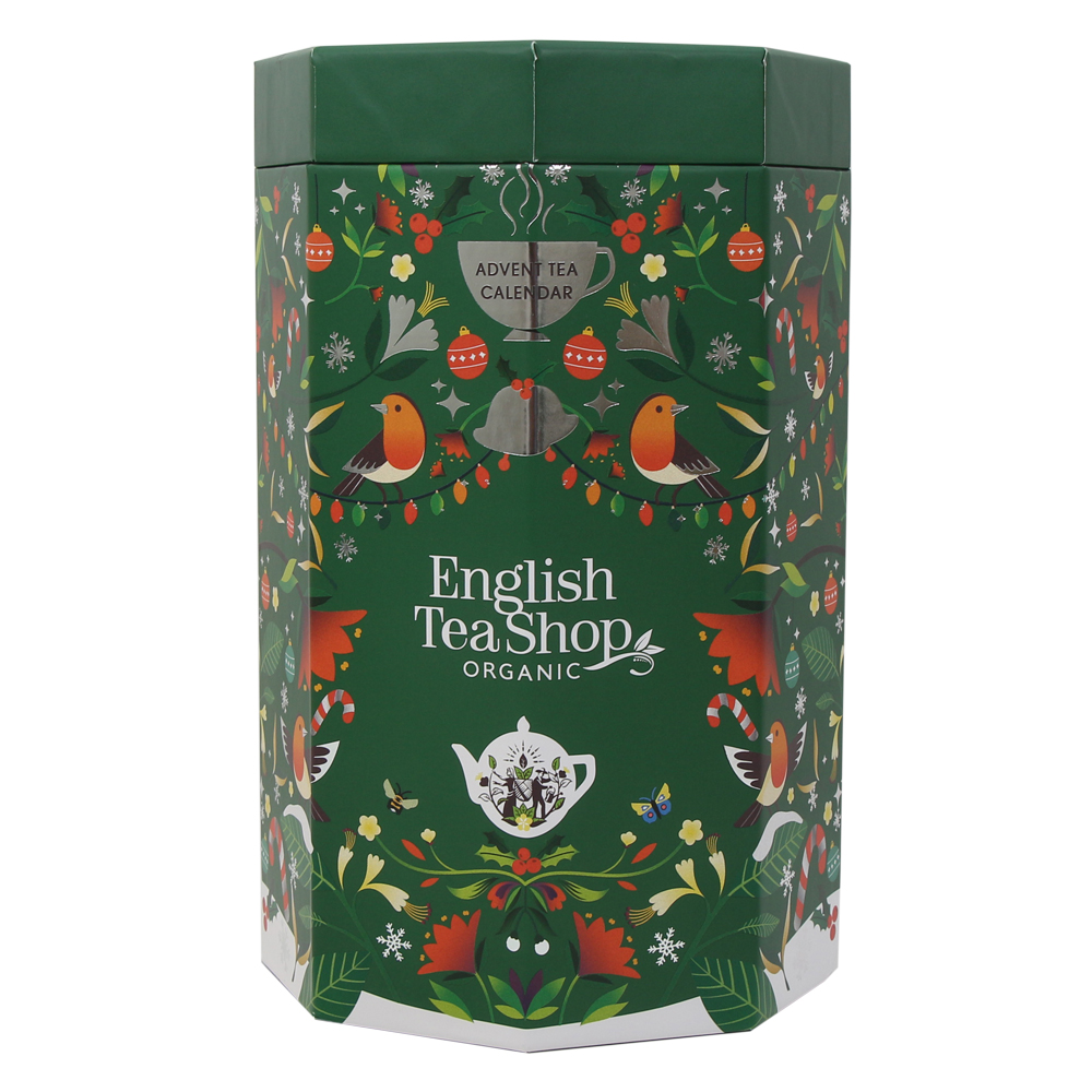 [06415] English Tea Shop Luomu Teejoulukalenteri Joulupuu 25 pss (6 x 50 g) FI-EKO-201