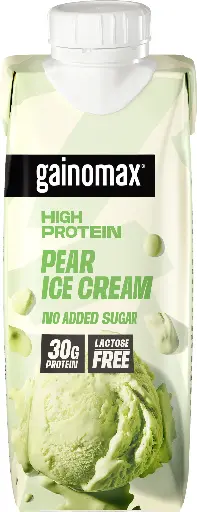 [1003164] Gainomax High Protein Pear Ice cream Proteiinijuoma 250 ml x 15