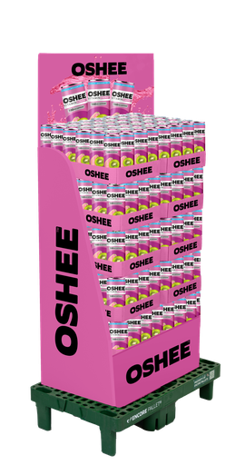 [Q-5497] Oshee Energy drink Kiwi-Guava Zero 330ml QPA 288tlk (TLK 0,15€)