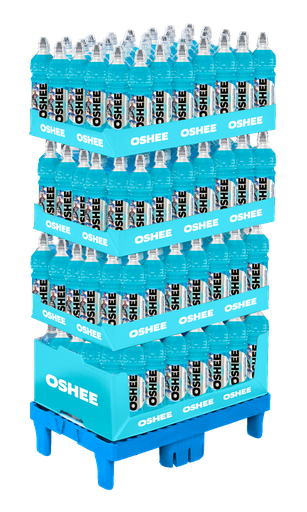 [Q-3587] Oshee Urheilujuoma Hydroblue 750ml 1/4 lava 160plo (KMP 0,20€)
