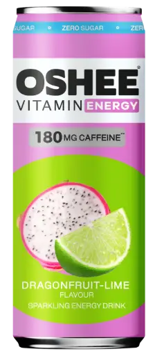 [42739] Oshee Energy drink Dragonfruit-Lime Zero 330ml x 24 (TLK 0,15€)